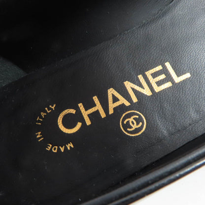 Productchanel G28997 Cocomark Ballerina Leather Flat Shoes Ballet Shoes