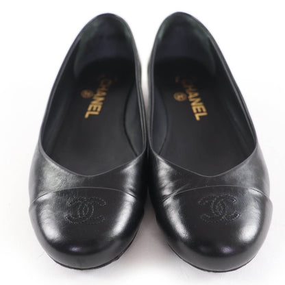 Productchanel G28997 Cocomark Ballerina Leather Flat Shoes Ballet Shoes