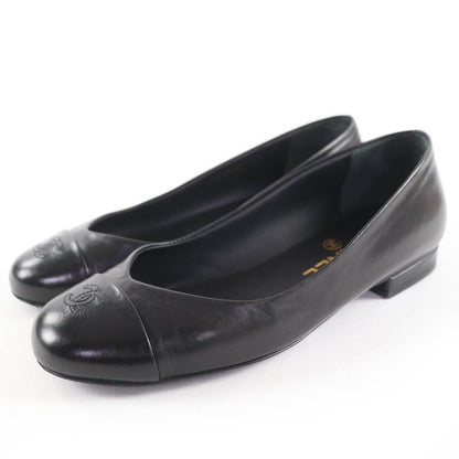 Productchanel G28997 Cocomark Ballerina Leather Flat Shoes Ballet Shoes