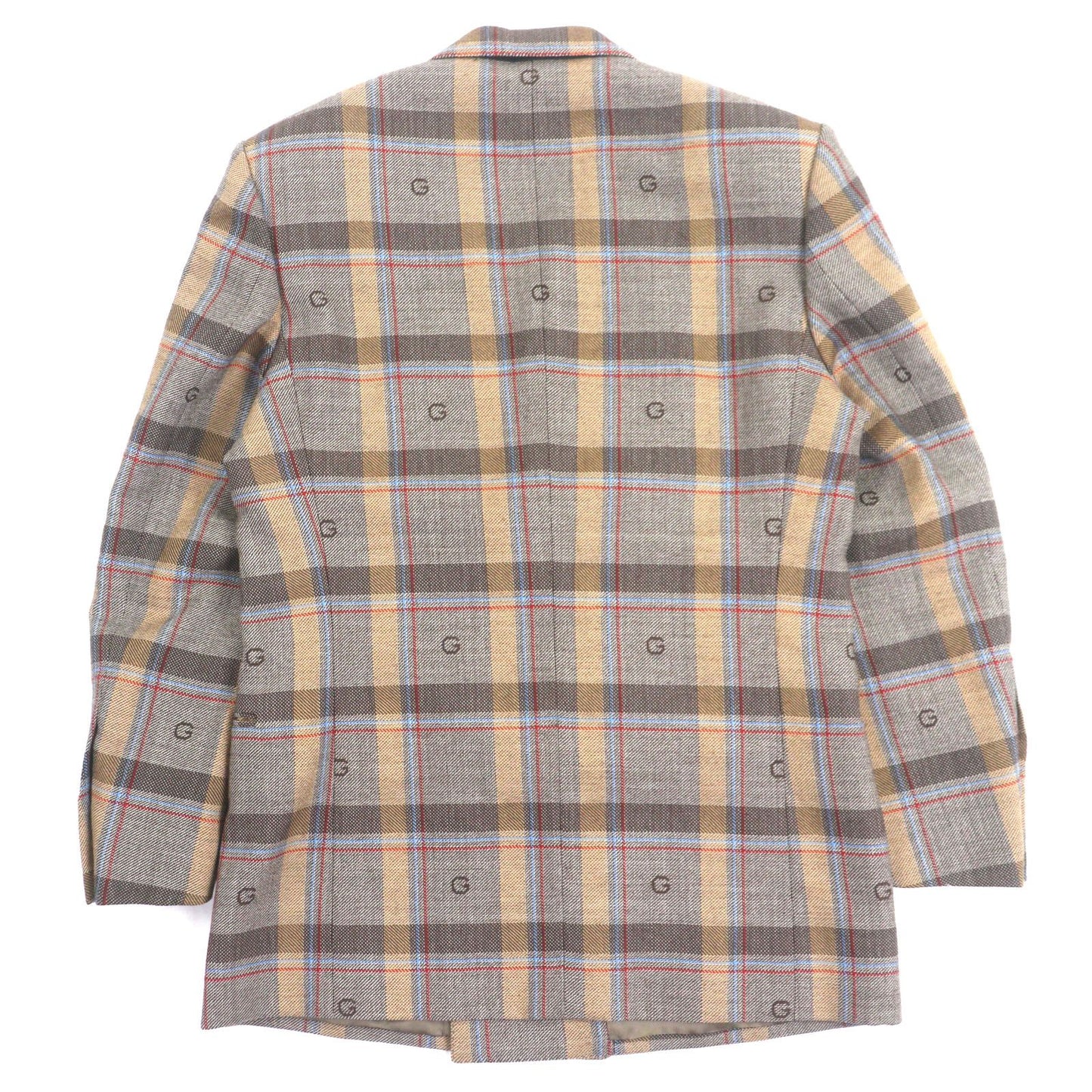 Extremely ▼Gucci 675837 680704 100% Wool Gg Pattern