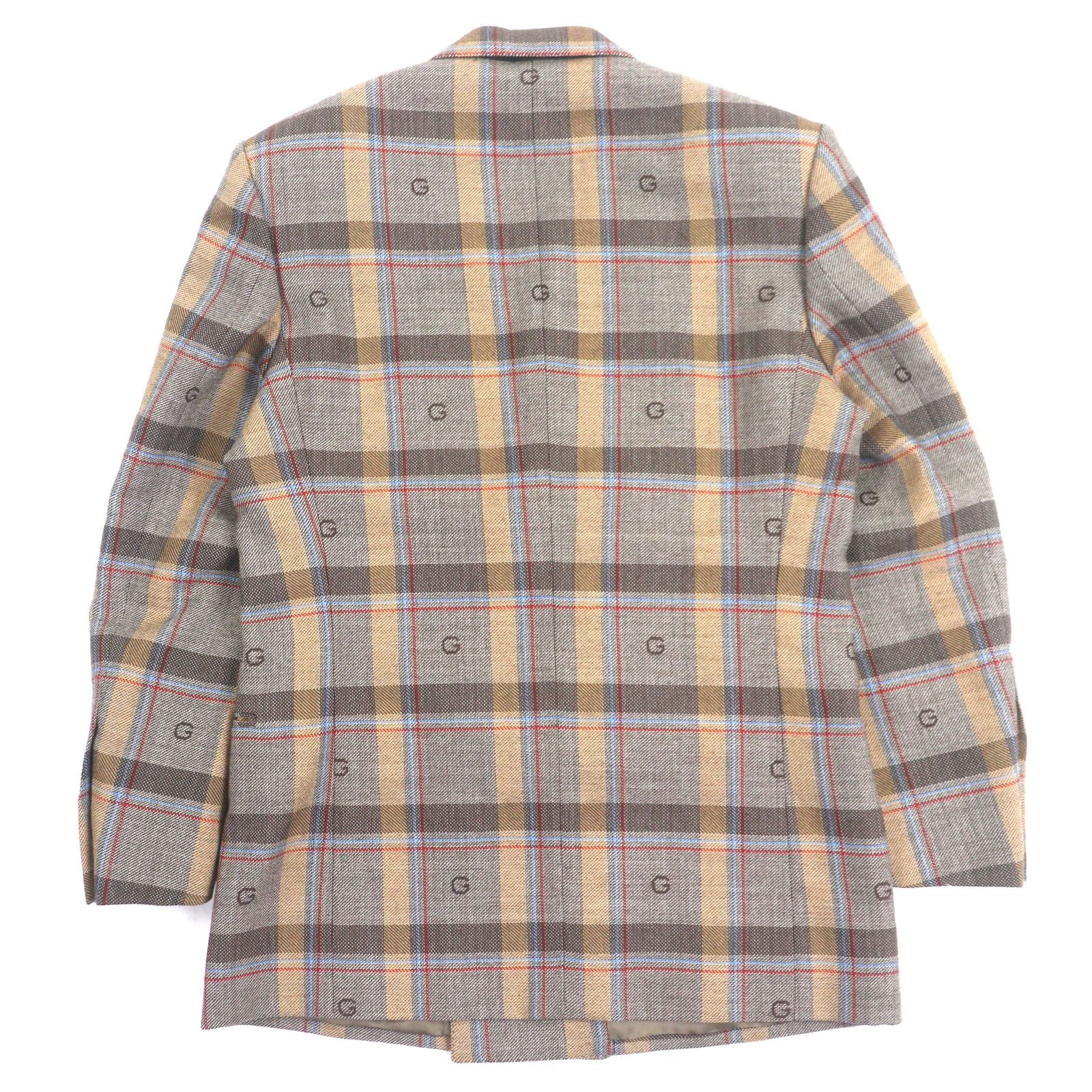 Extremely ▼Gucci 675837 680704 100% Wool Gg Pattern