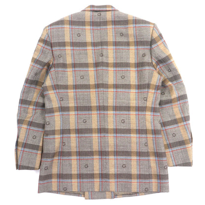 Extremely ▼Gucci 675837 680704 100% Wool Gg Pattern