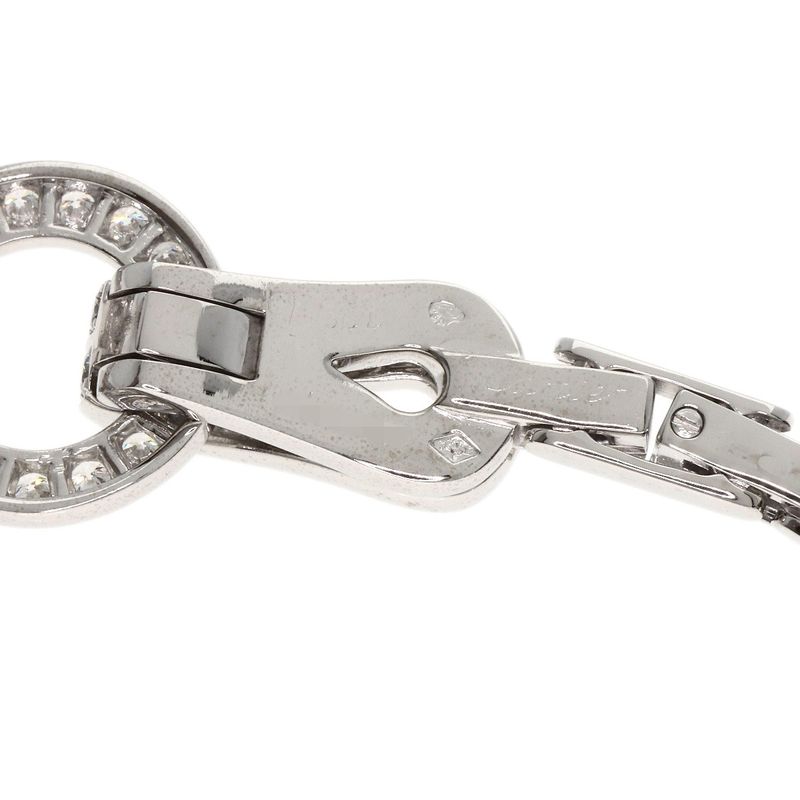 Cartier Agraph Diamond Bracelet 18k White Gold Ladies