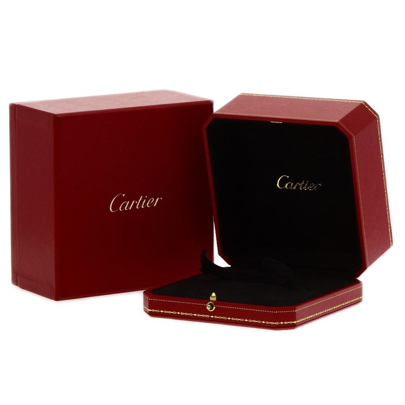 Cartier Agraph Diamond Bracelet 18k White Gold Ladies