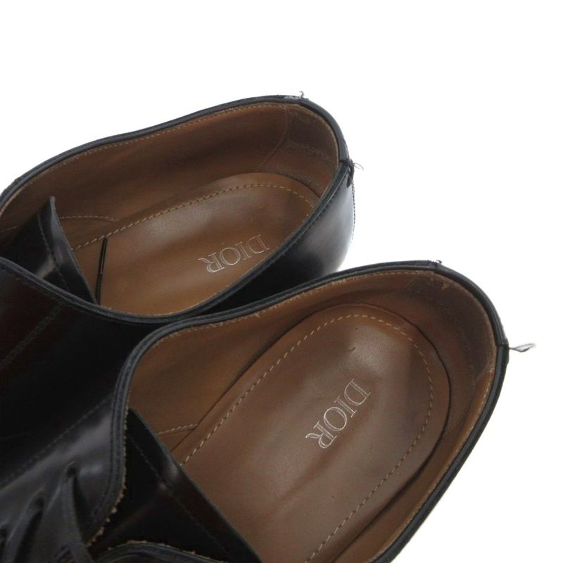 Dior Homme Dior Homme Timeless Derby Shoes Lace Up Leather 43 Black Uo