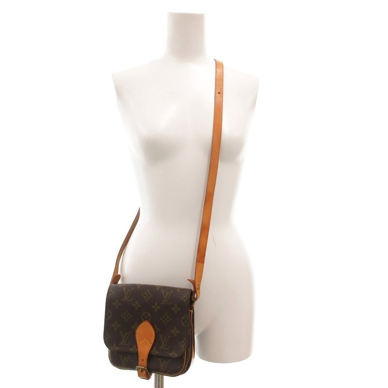 Louis Vuitton Monogram Cartesiere PM Shoulder Bag Crossbody M51254 Flap Square