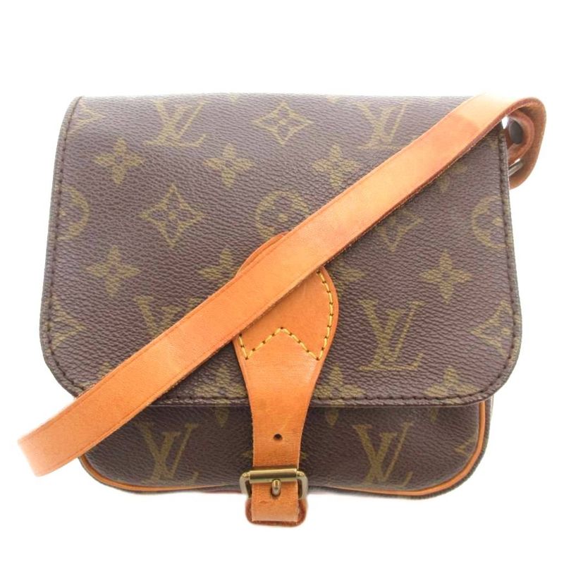 Louis Vuitton Monogram Cartesiere PM Shoulder Bag Crossbody M51254 Flap Square