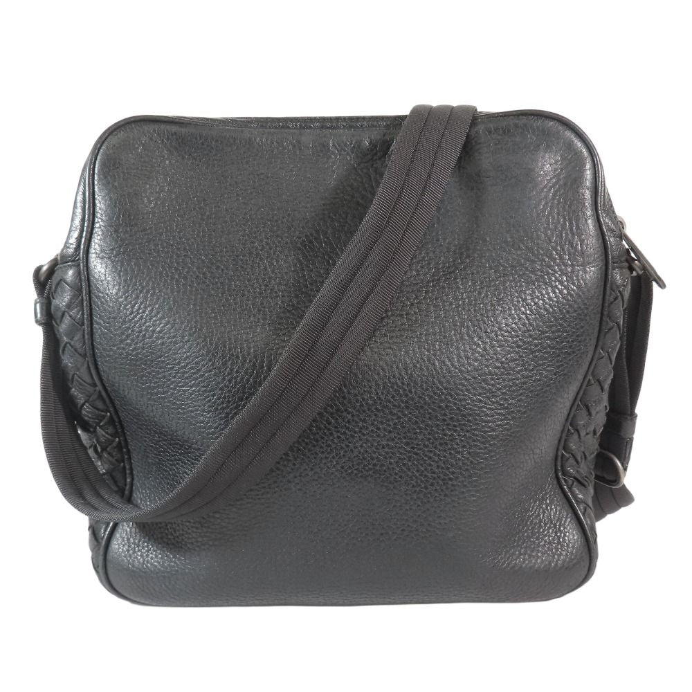 Bottega Veneta Cervo Messenger Shoulder Bag Crossbody Crossbody Leather Black