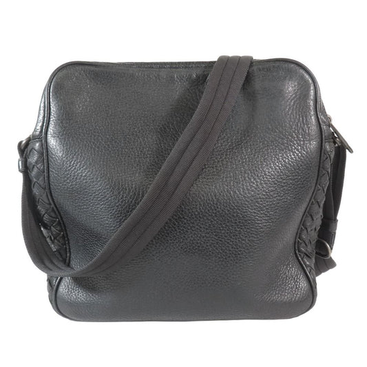 Bottega Veneta Cervo Messenger Shoulder Bag Crossbody Crossbody Leather Black