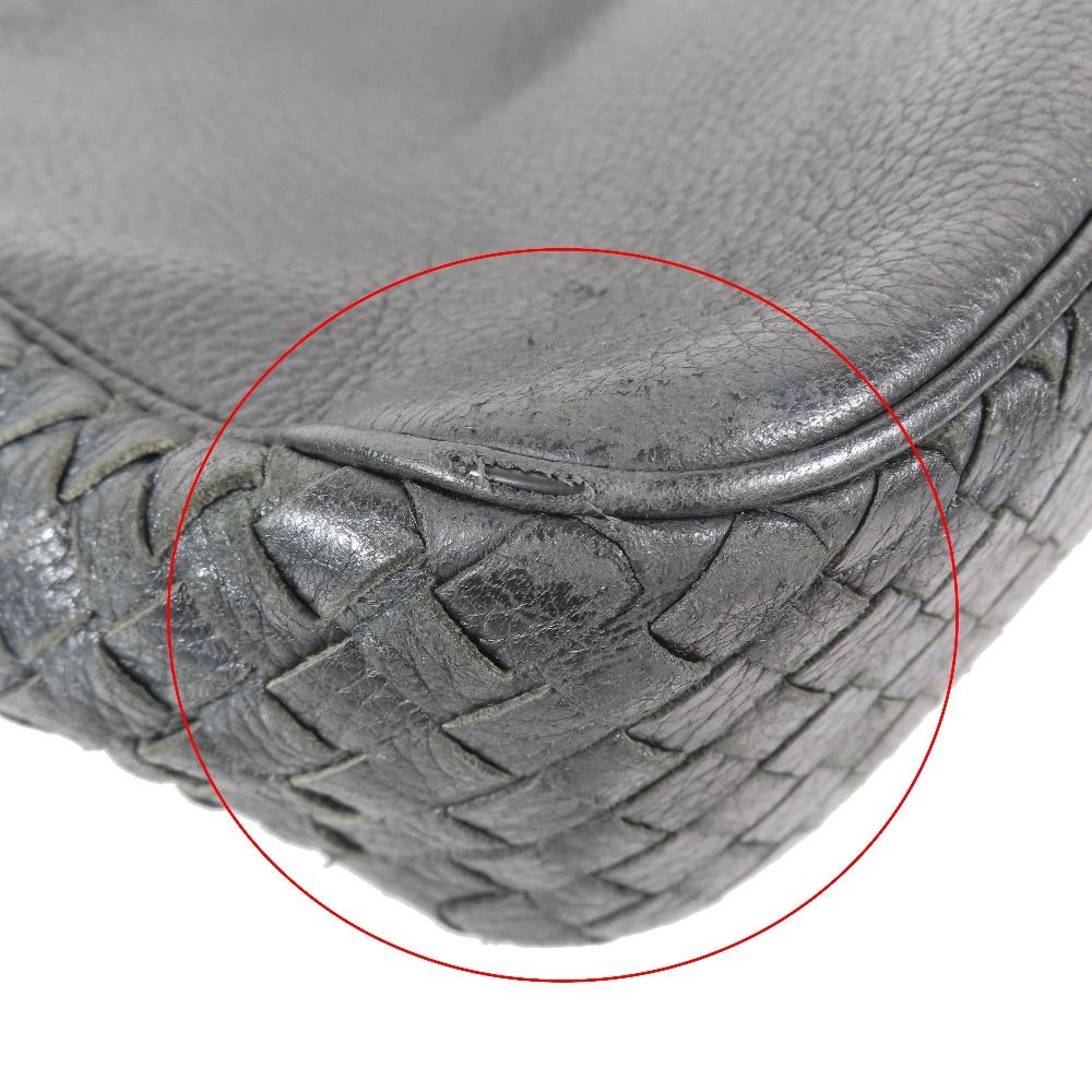 Bottega Veneta Cervo Messenger Shoulder Bag Crossbody Crossbody Leather Black