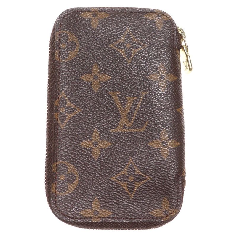 Louis Vuitton Monogram Pochette 6cles Leather Key Case Brown M62610