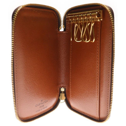 Louis Vuitton Monogram Pochette 6cles Leather Key Case Brown M62610
