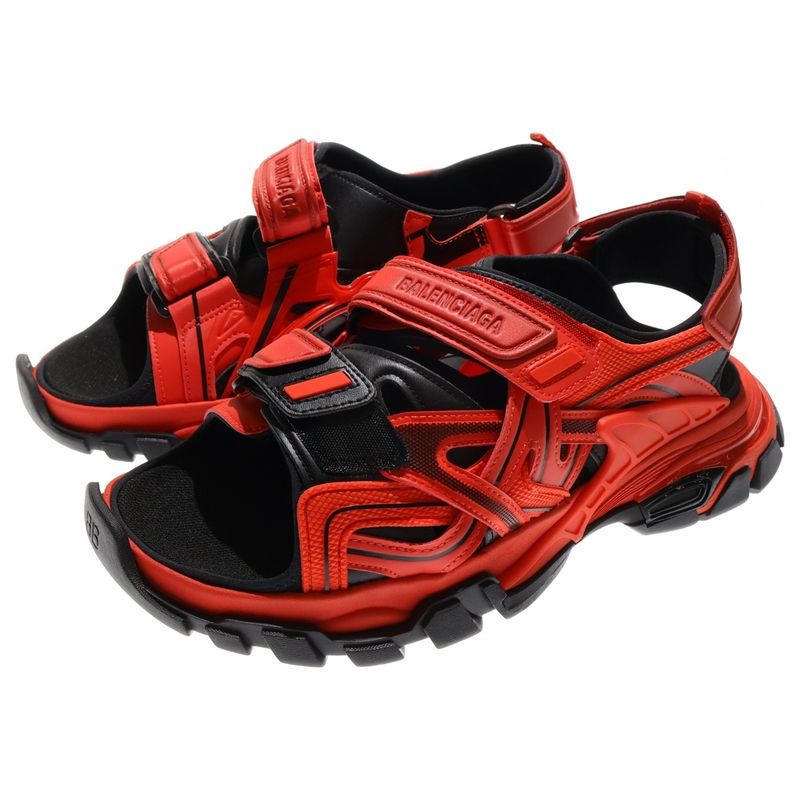 Balenciaga Track Sandal Track Sandals Red