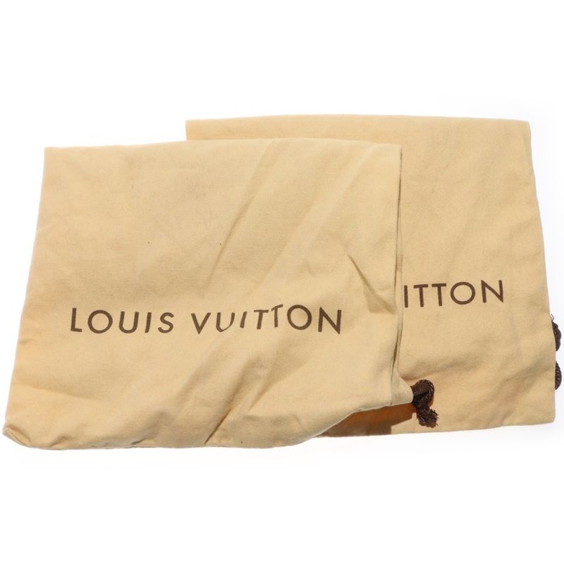 Louis Vuitton Punching Logo Patent Combination Leather Lace-Up Low Cut Shoes