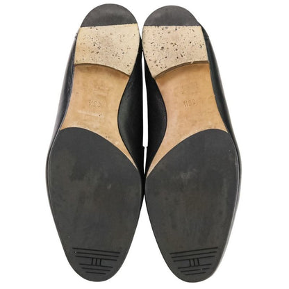 HERMES Moccasin Paris Constance Leather Loafers Shoes Size 35.5 Approx 22.5cm