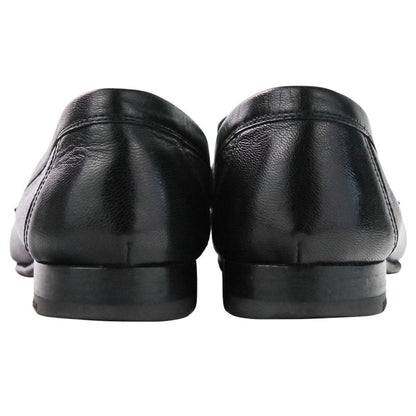 HERMES Moccasin Paris Constance Leather Loafers Shoes Size 35.5 Approx 22.5cm
