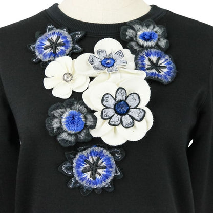 Good item CHANEL Camellia Corsage Coco Mark Flower Sweatshirt Sweatshirt P52492