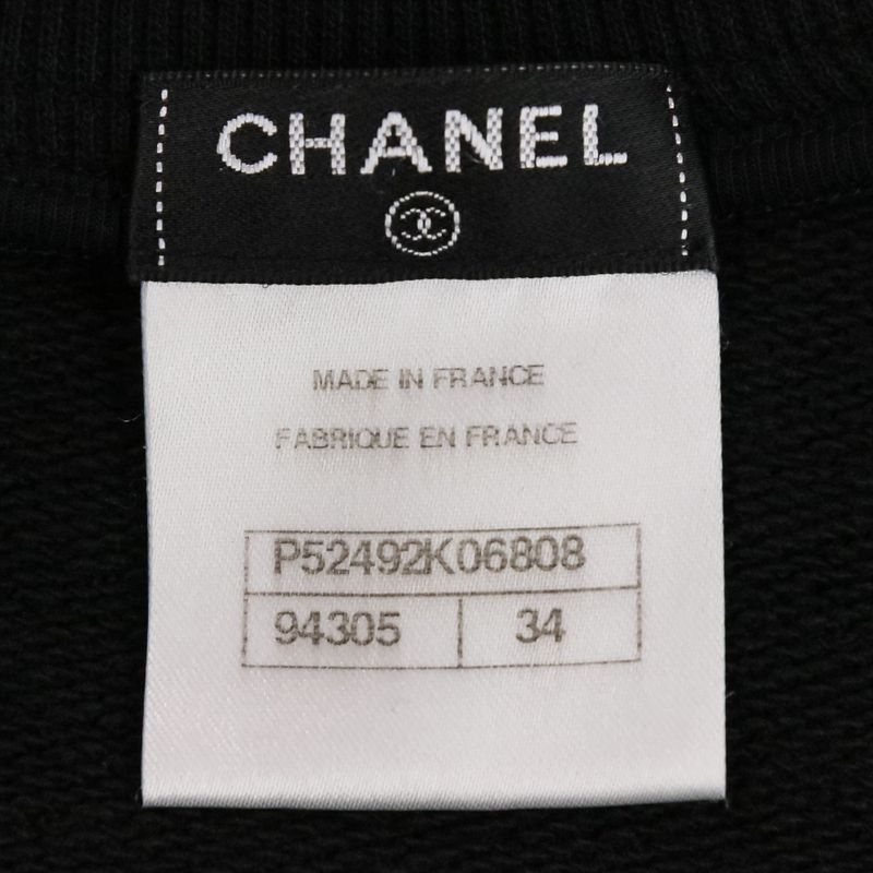 Good item CHANEL Camellia Corsage Coco Mark Flower Sweatshirt Sweatshirt P52492