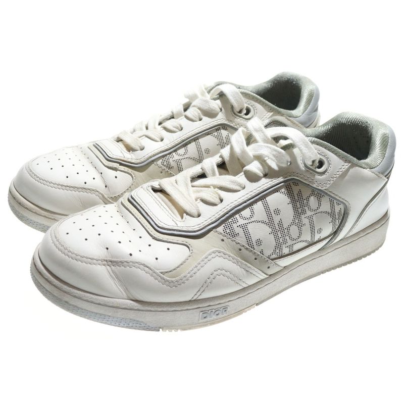 Dior Oblique Low Cut Low Top Sneakers White 21cdc