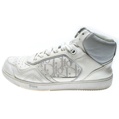 Dior Oblique High Cut Sneakers Shoes White Dc0421