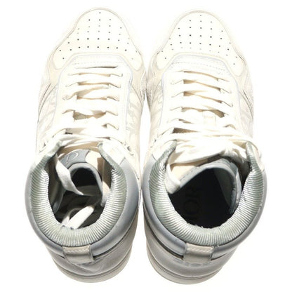 Dior Oblique High Cut Sneakers Shoes White Dc0421