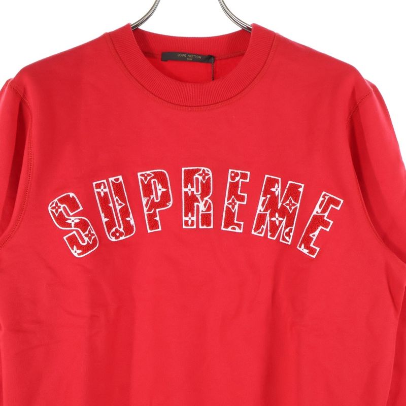 Louis Vuitton 17aw × Supreme Arc Logo Crewneck Supreme Arch Logo Crewneck