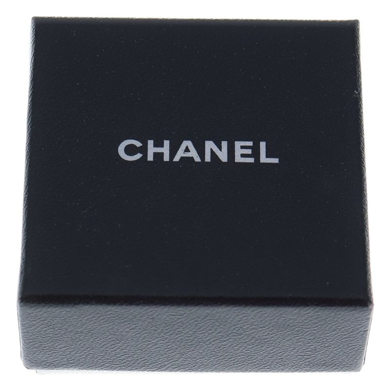 Chanel Coco Mark Clover Motif Earring Gold X Pink GP