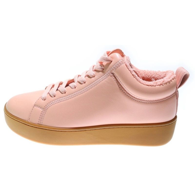 Bottega Veneta Chunky Flatform Lambskin Low Cut Sneakers Pink Women's 651417v00t