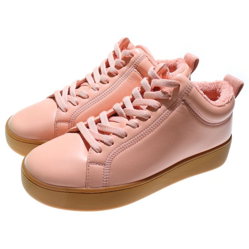 Bottega Veneta Chunky Flatform Lambskin Low Cut Sneakers Pink Women's 651417v00t