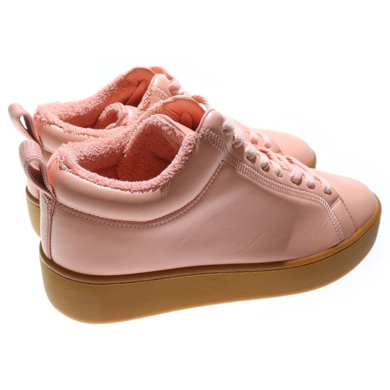 Bottega Veneta Chunky Flatform Lambskin Low Cut Sneakers Pink Women's 651417v00t