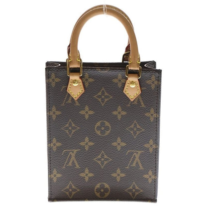 Louis Vuitton Petite Sac Monogram PVC Leather 2way Hand Shoulder Bag Gold