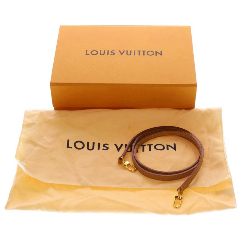 Louis Vuitton Petite Sac Monogram PVC Leather 2way Hand Shoulder Bag Gold