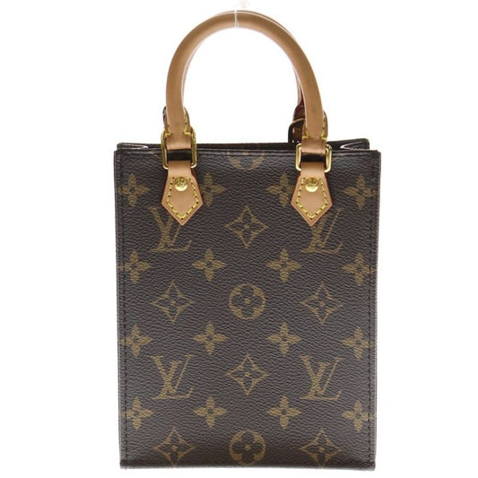 Louis Vuitton Petite Sac Monogram PVC Leather 2way Hand Shoulder Bag Gold