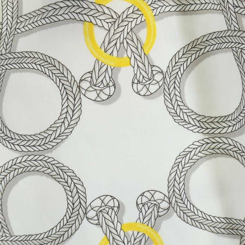 Hermes 25aw Palfrowa Remix All-Over Print Sweatshirt Mini Skirt White Women's