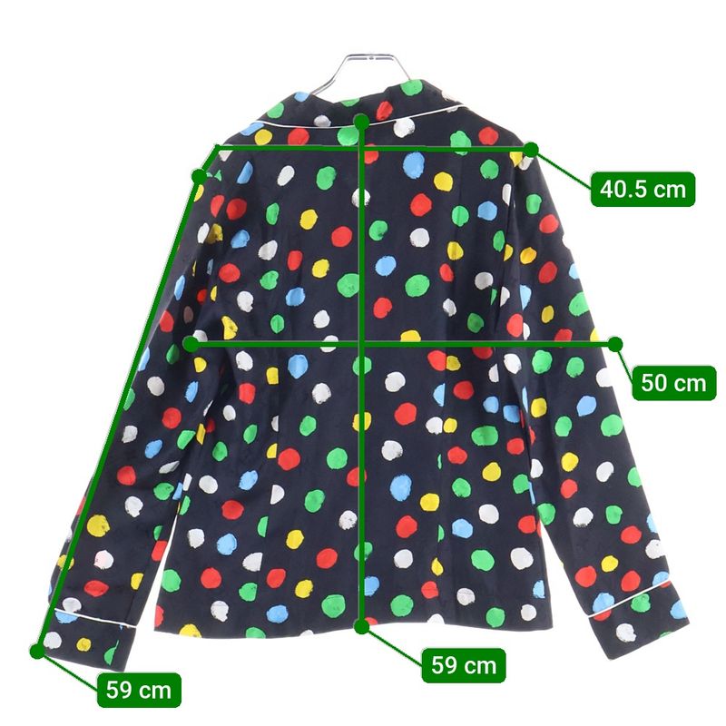 Louis Vuitton 23ss ×yk L S Pajama Shirt Rw231j Vd4 Fobl29 × Yayoi Kusama