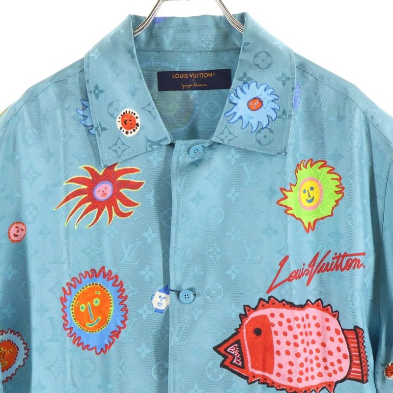 Louis Vuitton 23aw ×yk Monogram Face Shirt Rm232h V36 Hos31w × Yayoi Kusama