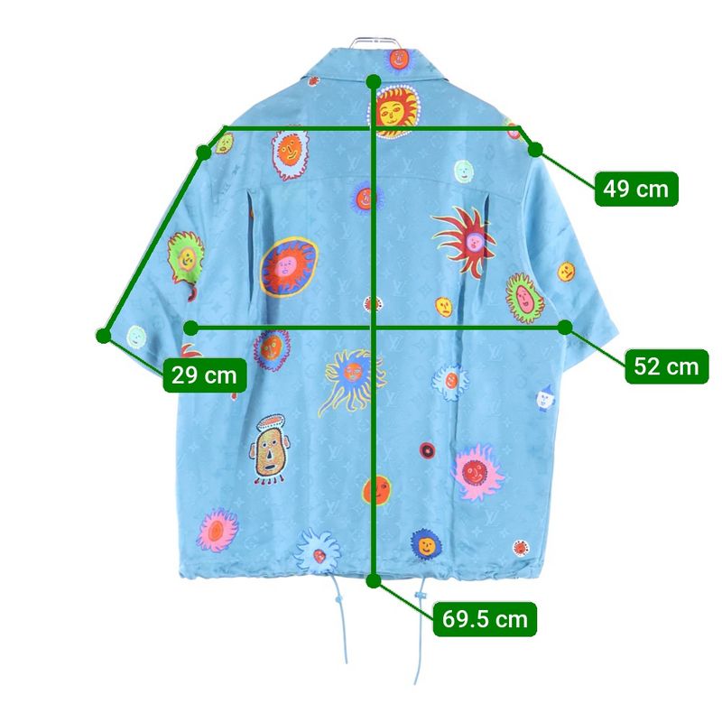 Louis Vuitton 23aw ×yk Monogram Face Shirt Rm232h V36 Hos31w × Yayoi Kusama