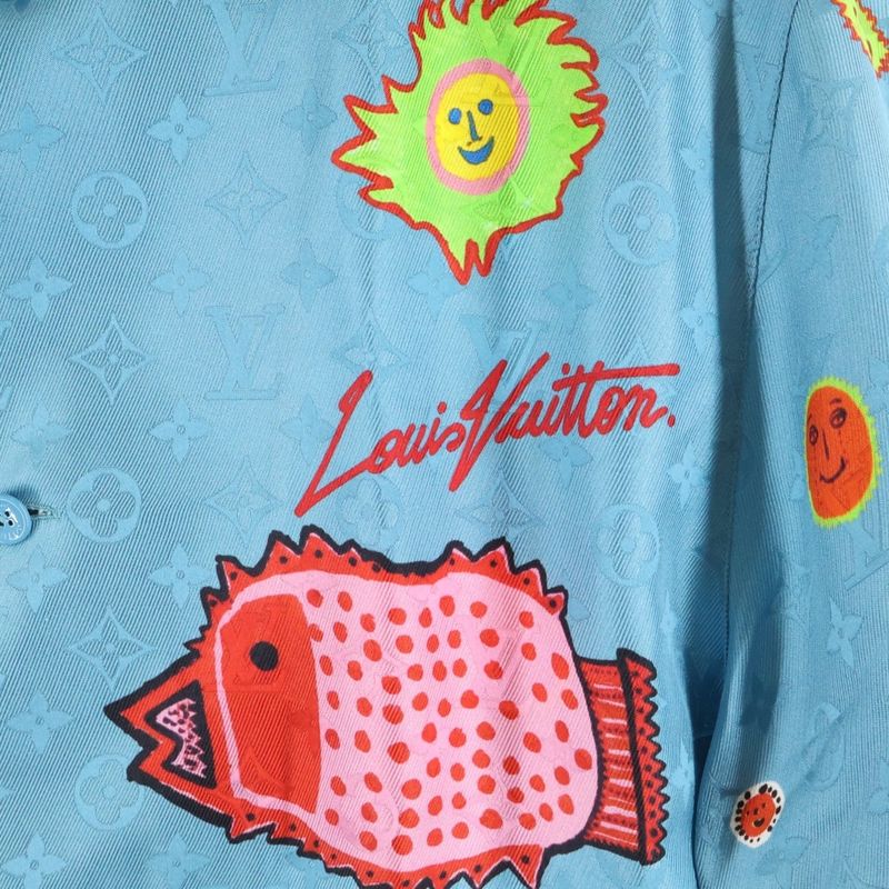 Louis Vuitton 23aw ×yk Monogram Face Shirt Rm232h V36 Hos31w × Yayoi Kusama
