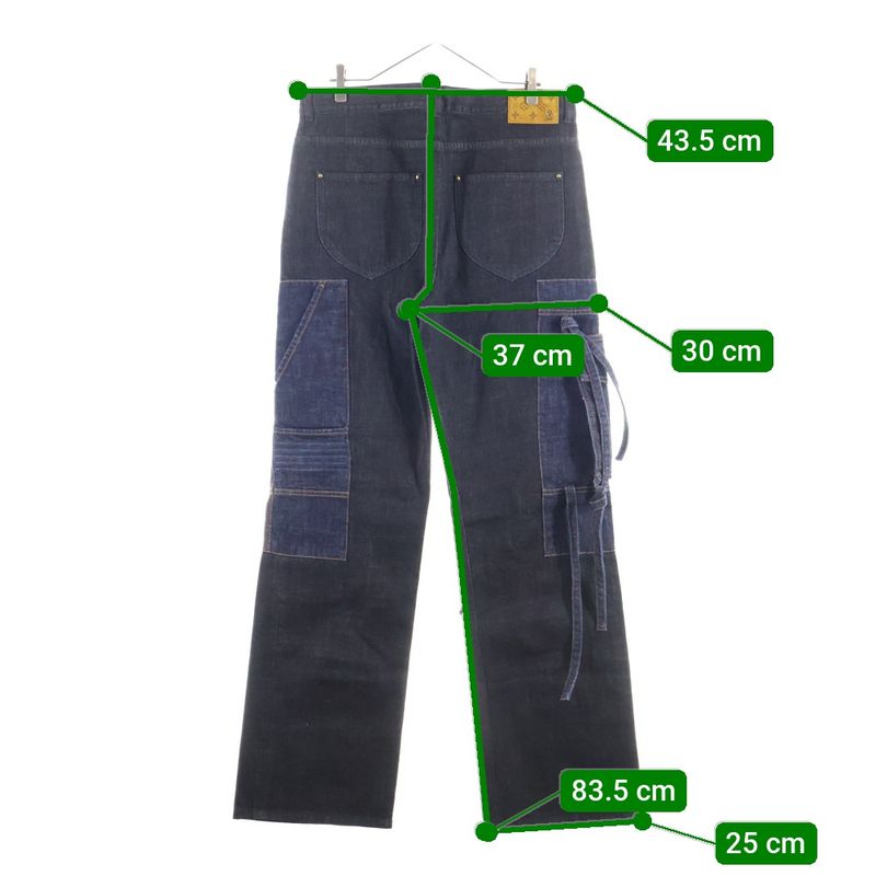 Louis Vuitton 22aw Karakoram Denim Trousers Rm222v Ns9 Hnd05w Karakoram Denim