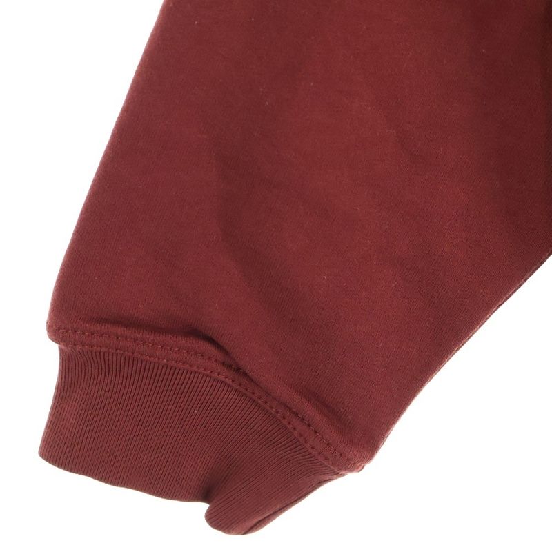 Hermes Nylon Cut Replacement Crew Neck Pullover Sweat Trainer Bordeaux