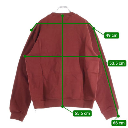 Hermes Nylon Cut Replacement Crew Neck Pullover Sweat Trainer Bordeaux