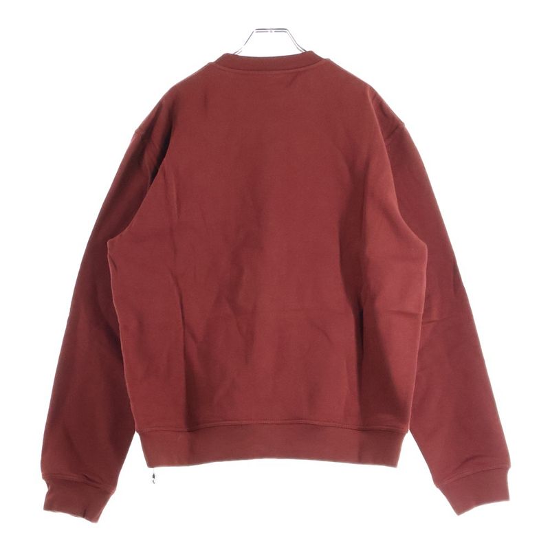 Hermes Nylon Cut Replacement Crew Neck Pullover Sweat Trainer Bordeaux