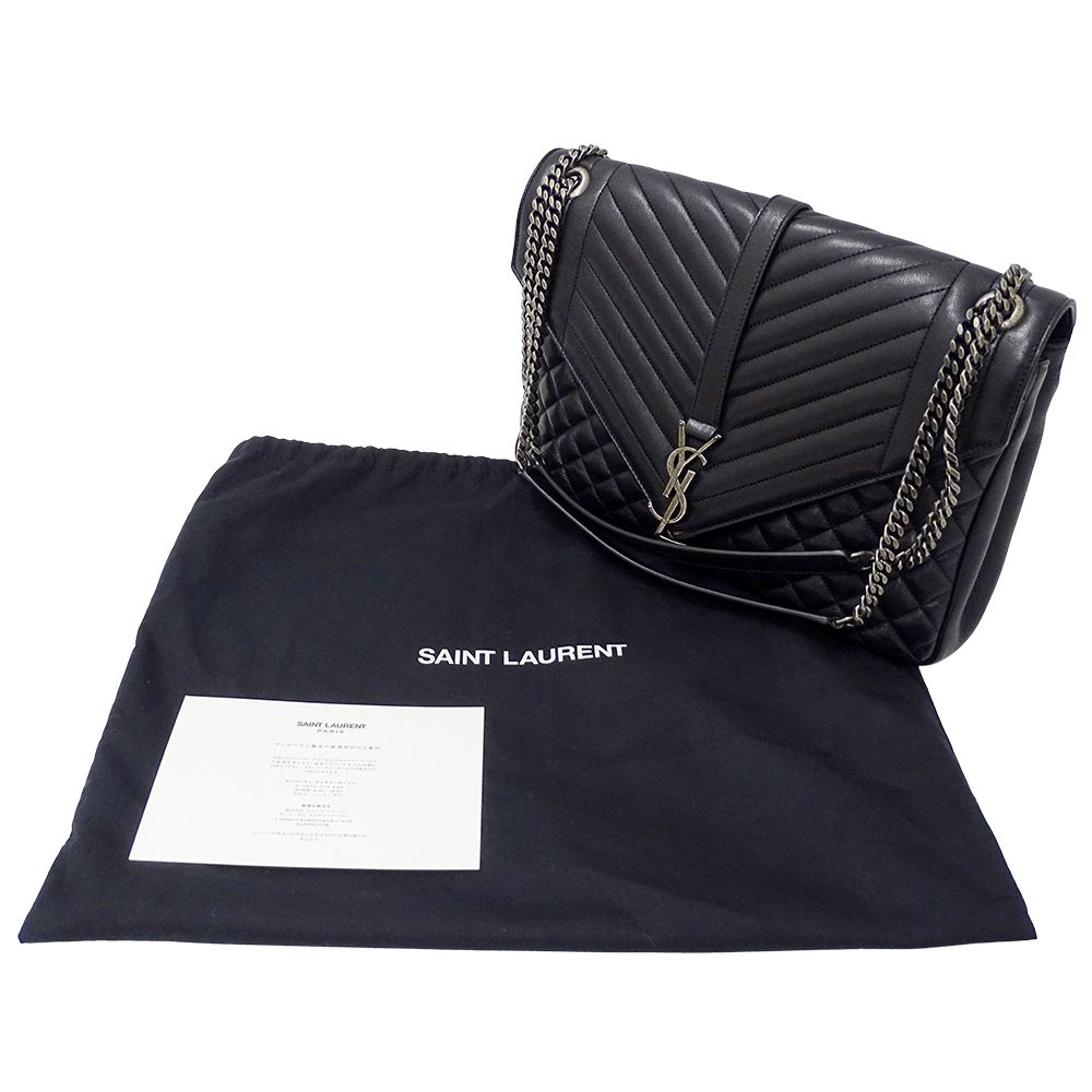 Saint Laurent Saint Laurent Bag Women'S Brand Shoulder Bag 2way Envelope Large