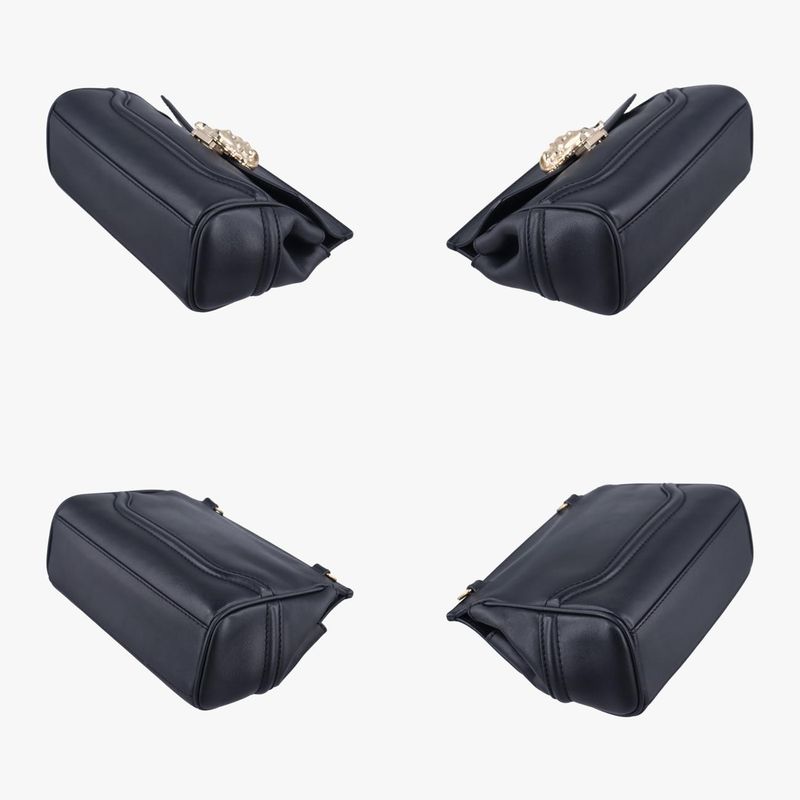 Versace (Versace) VERSACE Palazzo Empire Black Leather CLG 401 676 700 041