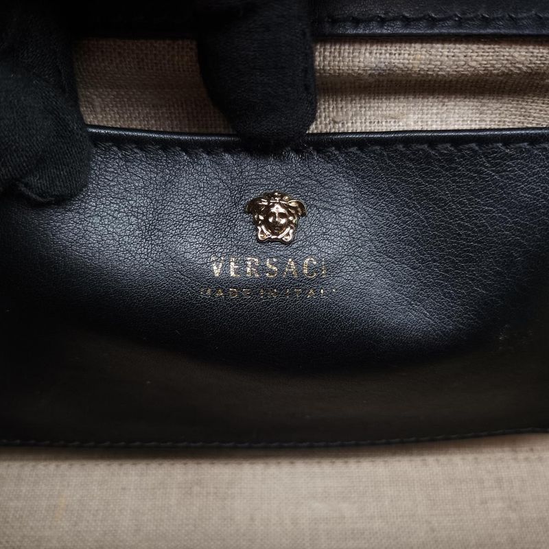 Versace (Versace) VERSACE Palazzo Empire Black Leather CLG 401 676 700 041