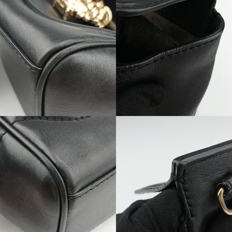 Versace (Versace) VERSACE Palazzo Empire Black Leather CLG 401 676 700 041