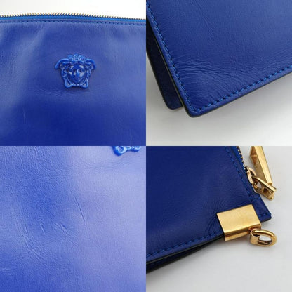 Versace (Versace) VERSACE La Medusa Blue Leather