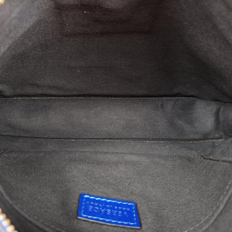 Versace (Versace) VERSACE La Medusa Blue Leather