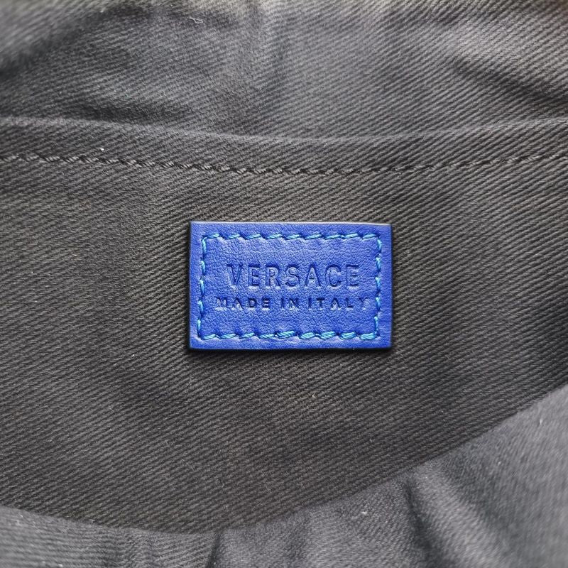 Versace (Versace) VERSACE La Medusa Blue Leather