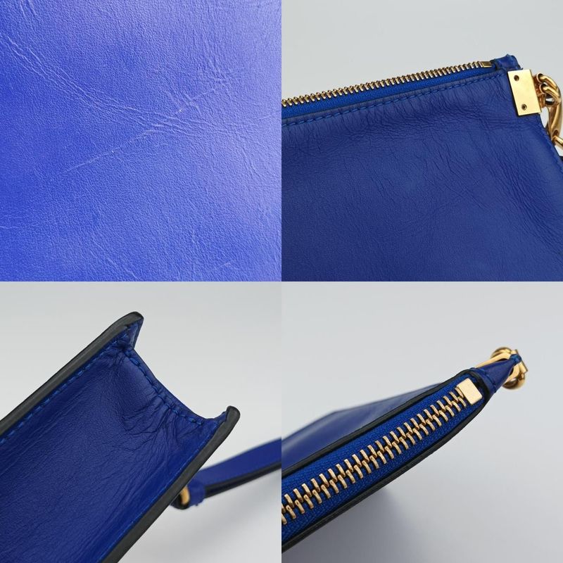 Versace (Versace) VERSACE La Medusa Blue Leather